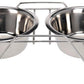 Elevated Pet Bowl Set — Raised Stainless Feeder for Senior Dogs & Cats