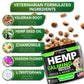 Hemp calming chews for dogs 120ct USA vet formulated