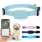 Pet GPS Tracker Collar — Waterproof Apple Find My Locator for Dogs & Cats (Blue)