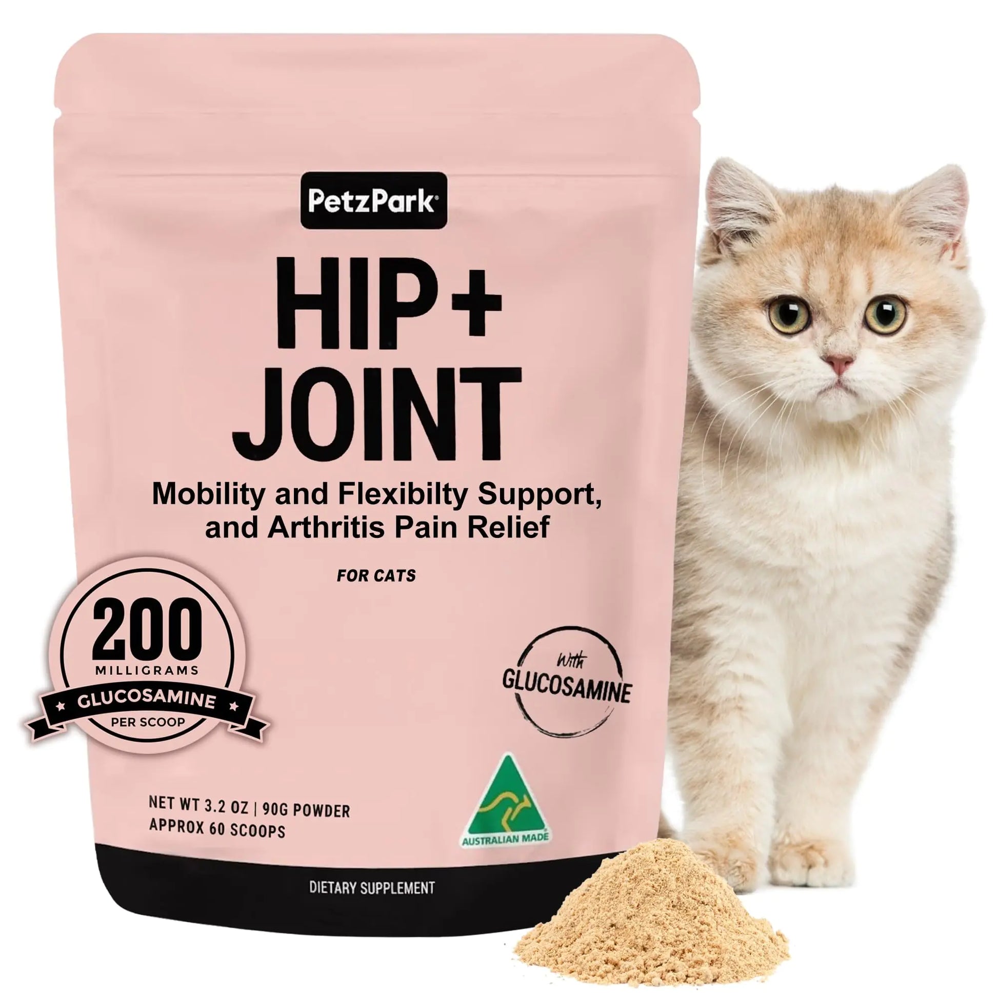 Hip and joint supplement for cats glucosamine chondroitin MSM