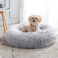 WESTERN HOME anti-anxiety donut dog bed faux fur