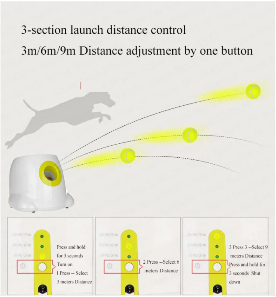 Automatic Ball Launcher — Interactive Fetch Toy for Dogs