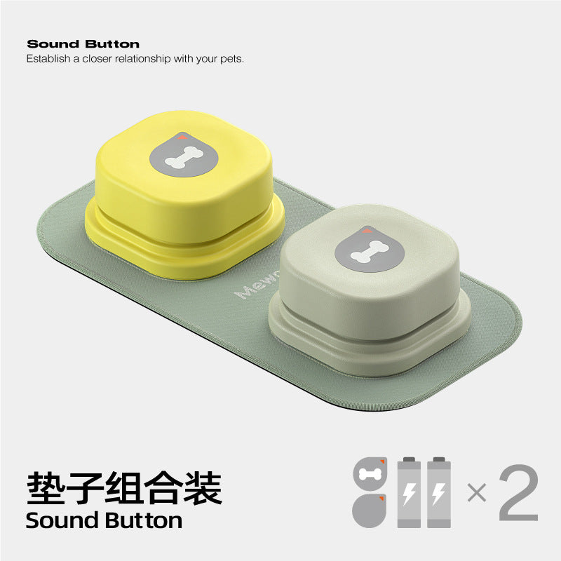 Pet Communication Buttons — Recordable Talk Buttons for Dogs & Cats