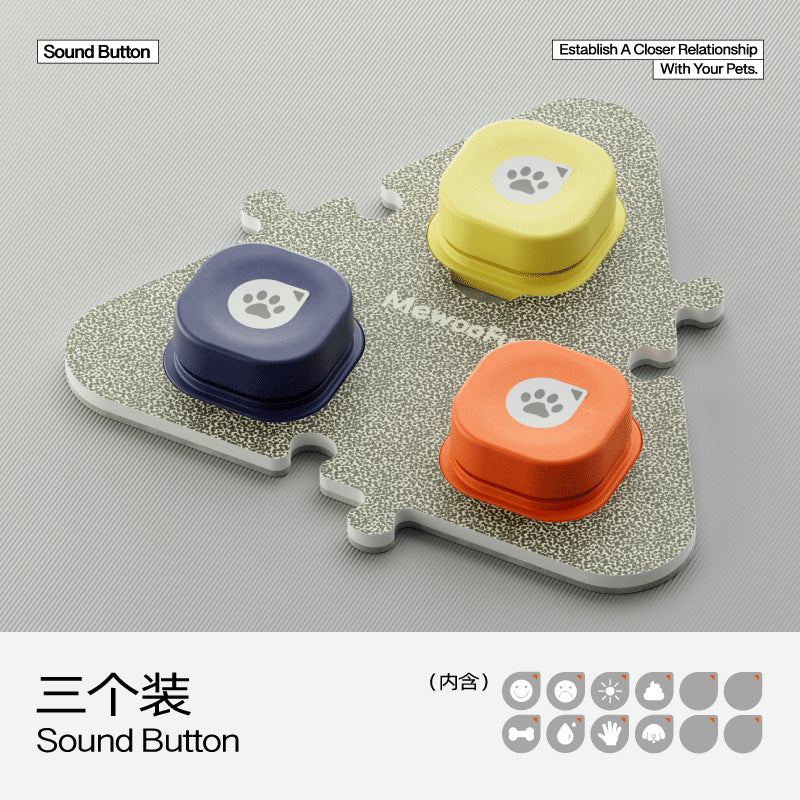 Pet Communication Buttons — Recordable Talk Buttons for Dogs & Cats