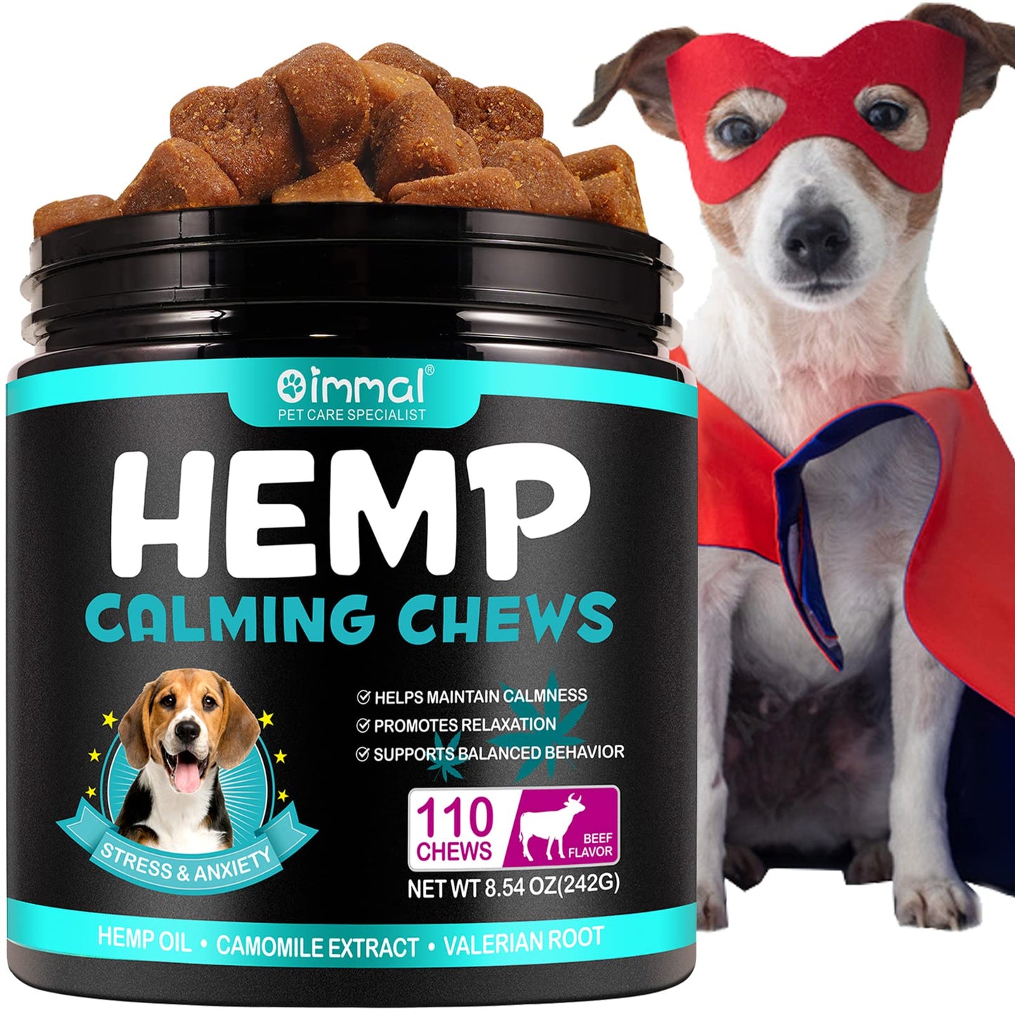 Hemp Calming Chews for Dogs — Natural Anxiety Relief Treats