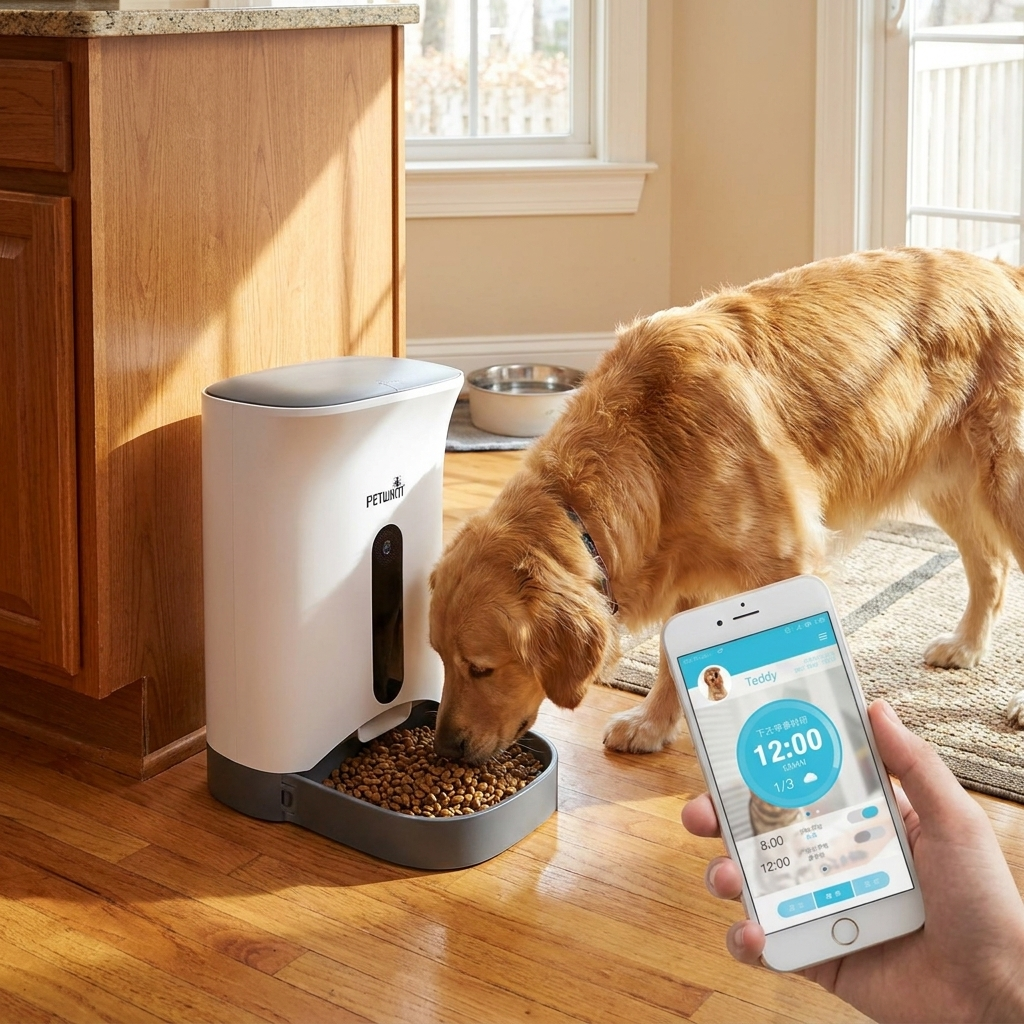 Smart Pet Feeder with Camera lifestyle