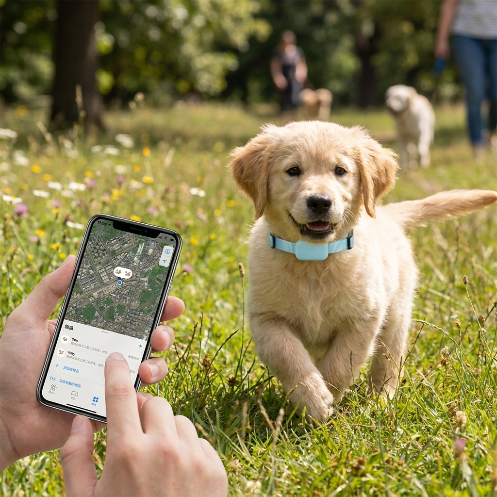 PawsPath Pet GPS Tracker Collar lifestyle